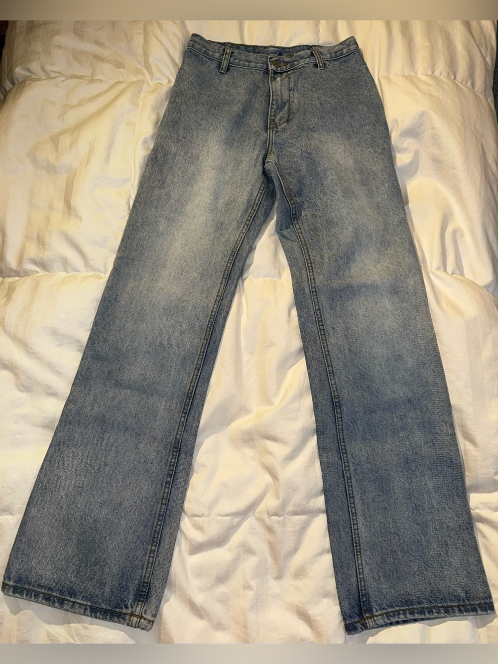 J. Galt Light Blue Straight-Leg Jeans